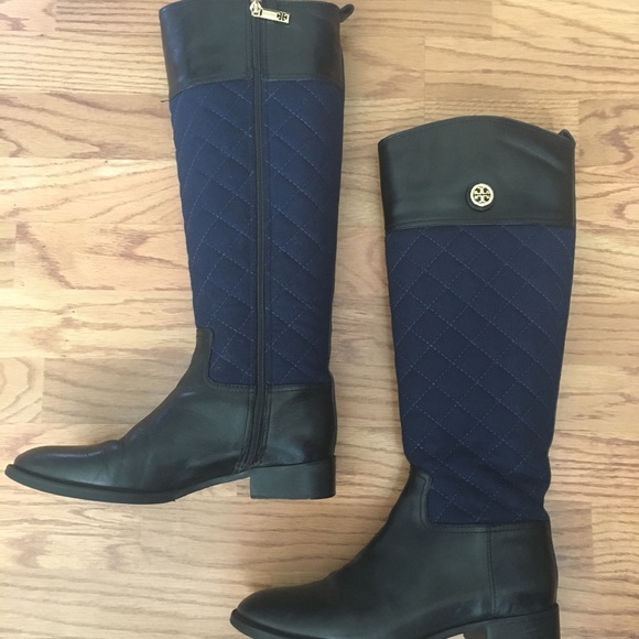 SOLD!!! Tory Rosalie quilted riding boots - Picture 3 of 7